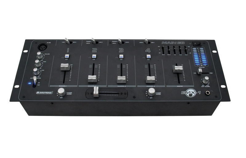 OMNITRONIC EMX-1 4-Kanal Club-Mixer