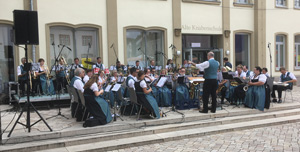 Musikkapelle Rimpar beim Schloßfest 2017 in Rimpar