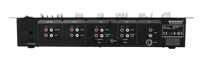 OMNITRONIC EMX-1 4-Kanal Club-Mixer